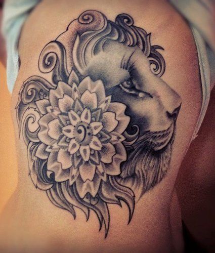 frumuseţe of a lioness Tattoo
