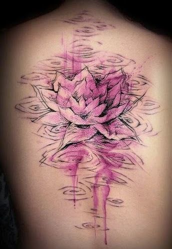 Lotus pond Tattoo
