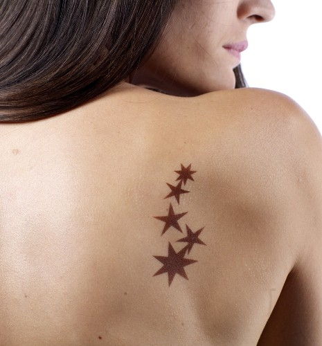 Starry back Tattoo