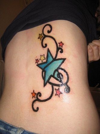 Žvaigždė Tribal Tattoo 9