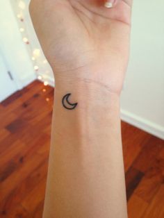 Moon - Wrist Tattoo