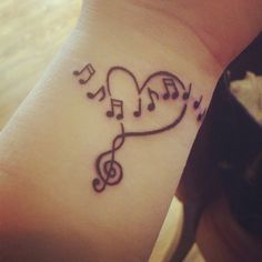Heart and Music - Wrist Piece
