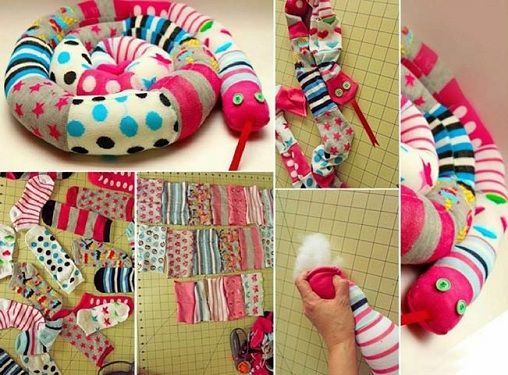 Colourful Socks Craft Ideas