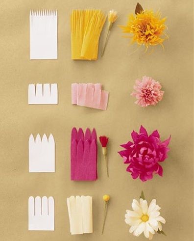 Popierius Flowers Craft Ideas