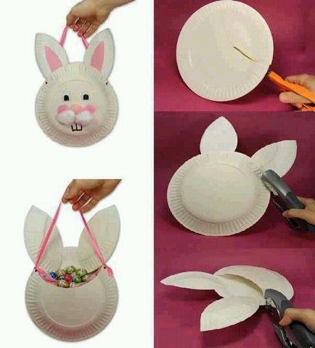 Rabbit Easter Basket Craft Ideas