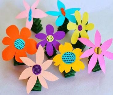 Kids Flower Art and Craft Ideas