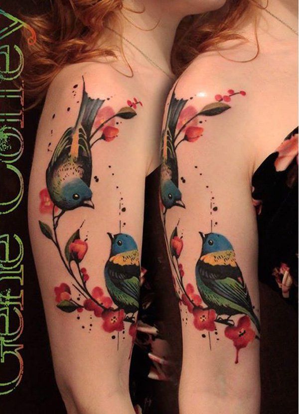 50+ Példák színes tetoválásokra