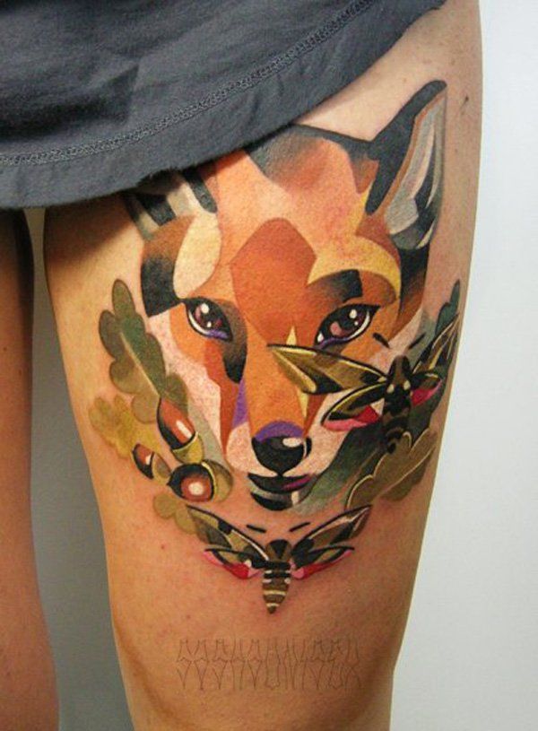 50+ Exemple de Fox Tattoo