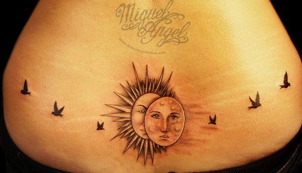 50 Exemple de tatuaje ale lunii