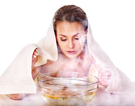 Domov Remedies for Acne and Pimples - Steam therapy