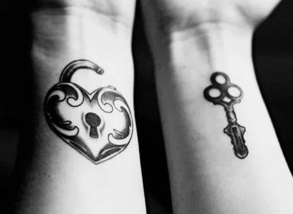 50 navdihujoče ključavnice in ključne tetovaže