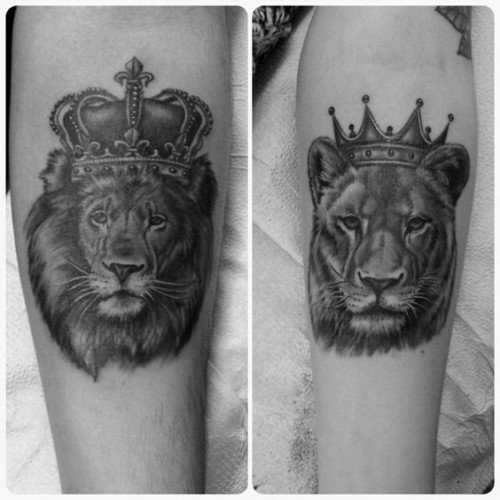 Karalienės ir karalienės tatuiruotės-43