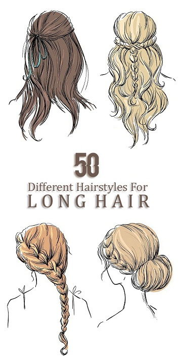 Drugačen Hairstyles For Long Hair