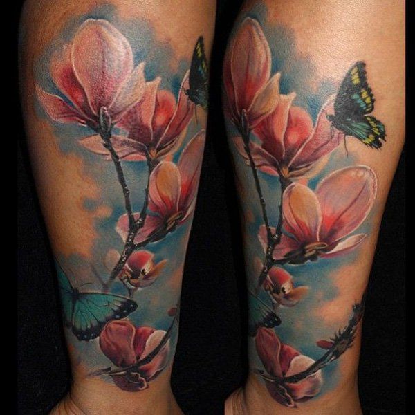 Magnolia Tattoo by Laura Juan
