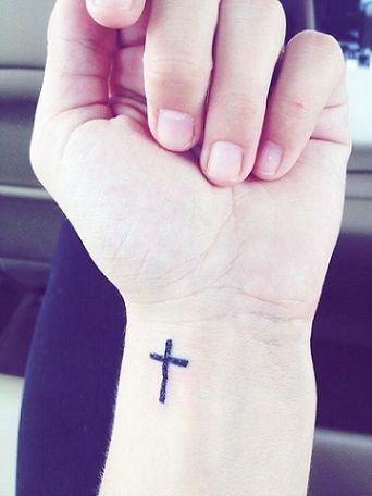 A Small Cross Tattoo 3