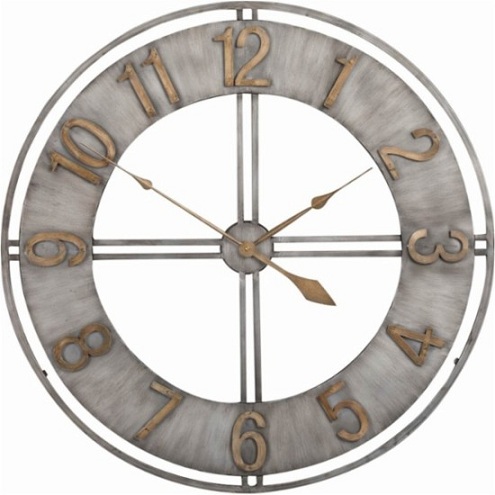 Ipari Loft Metal Wall Clock