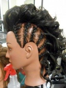 Kvailas Mohawk with Braided Sides