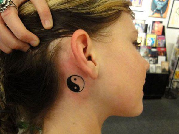 yin yang ear tattoo-38