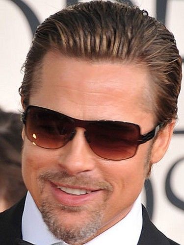 Slicked Back Men'S Hairstyle