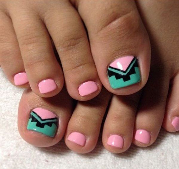 menő toe nail designs