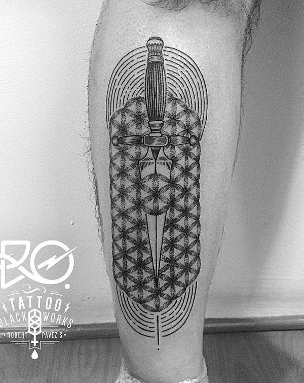 kard leg tattoo-8