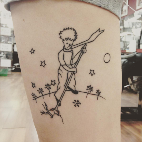 50 A kis herceg tetoválás
