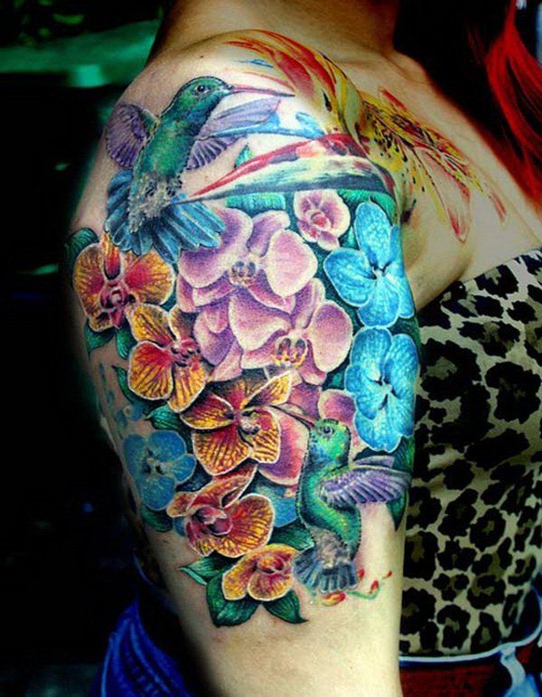 55 Amazing Tattoo Designs Hummingbird
