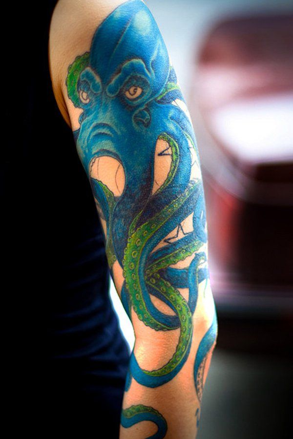 55 Designuri minunate de tatuaj Octopus
