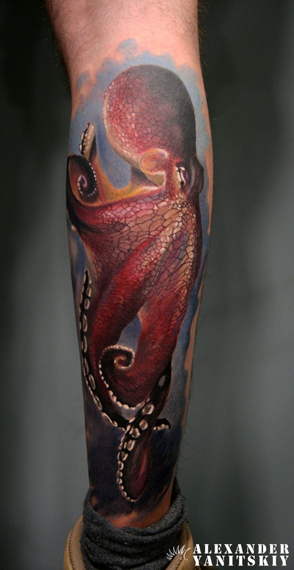 55 Awesome Octopus Tattoo Designs