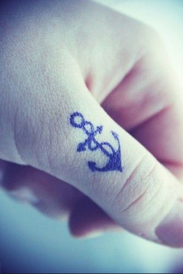 55+ tatuaje drăguțe cu degetul
