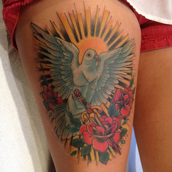 55 tatuaje pentru Dove Peaceful
