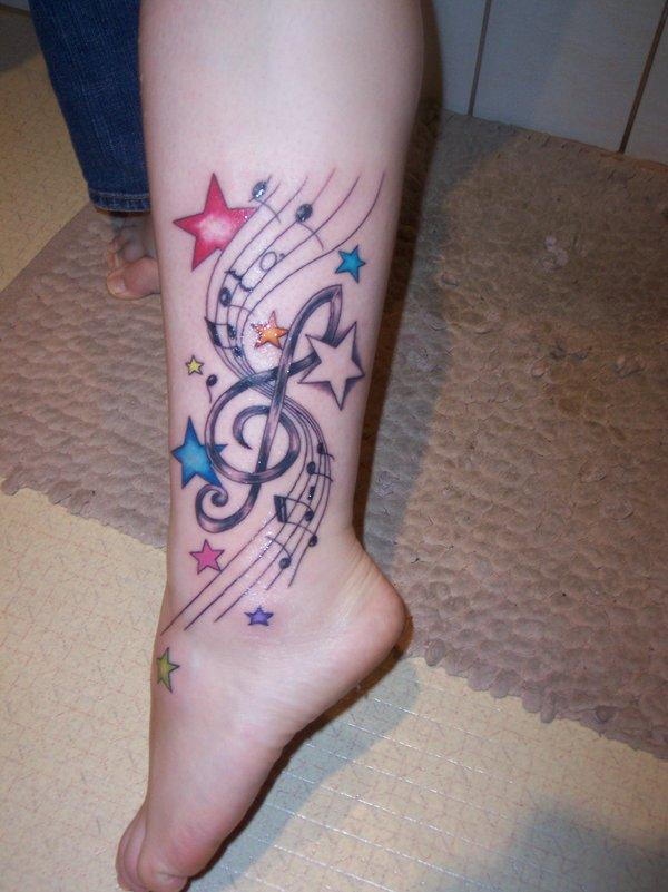 60 de design minunat de tatuaj muzical
