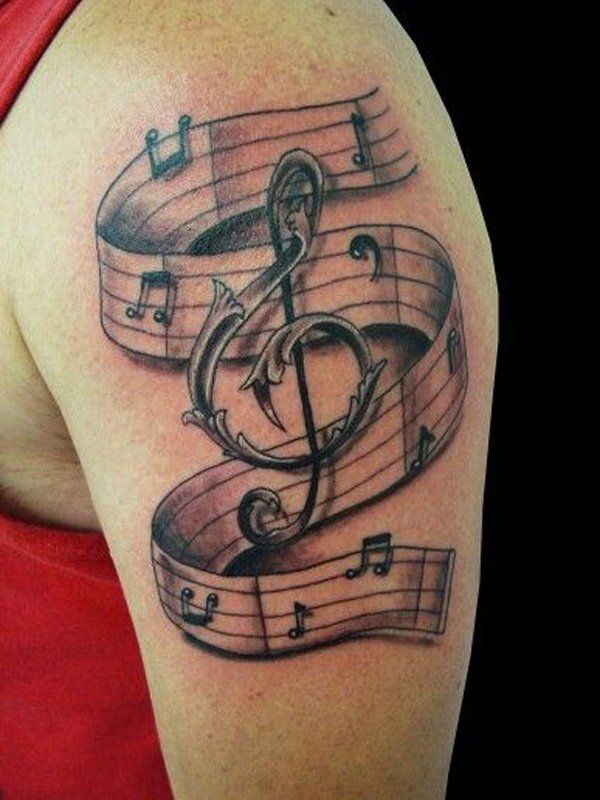 31 Music tattoo