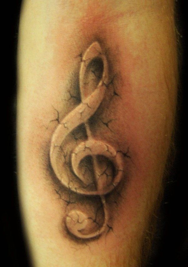 49 Music tattoo