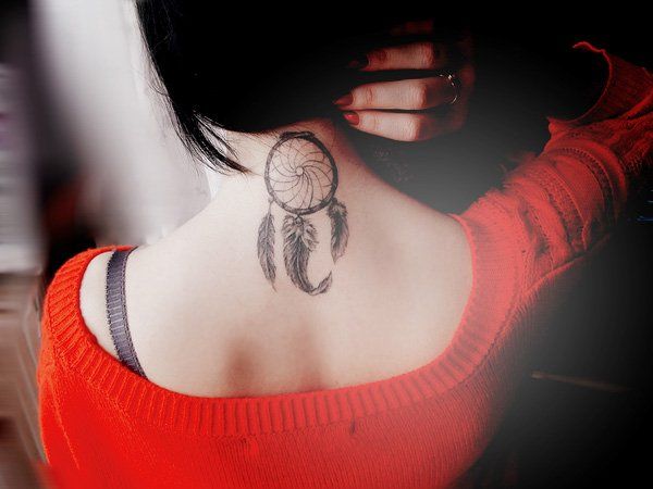 60 "Dreamcatcher" tatuiruotes moterims