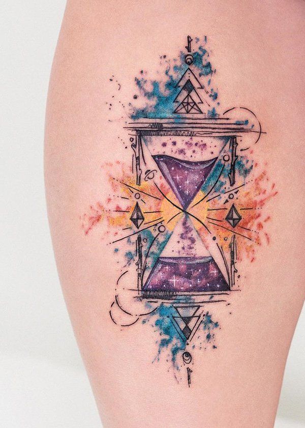 60 Hourglass Tattoo Ideje