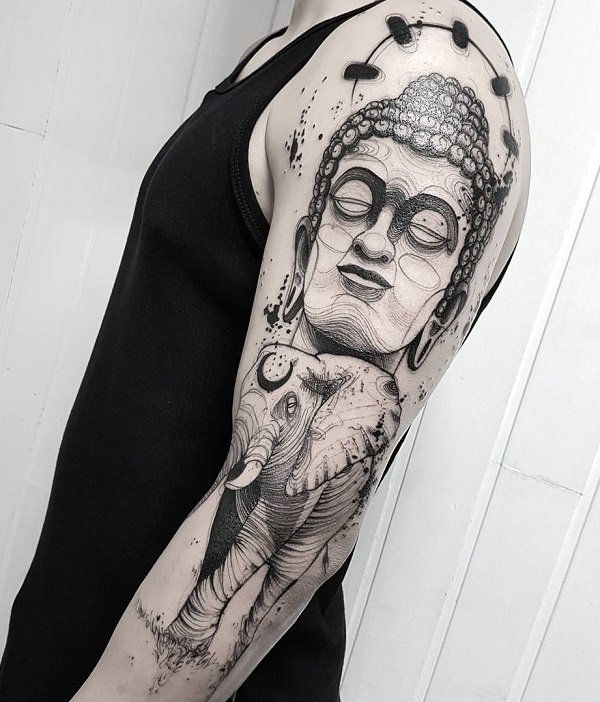 60 Inspirational Buddha tatuiruotės idėjos