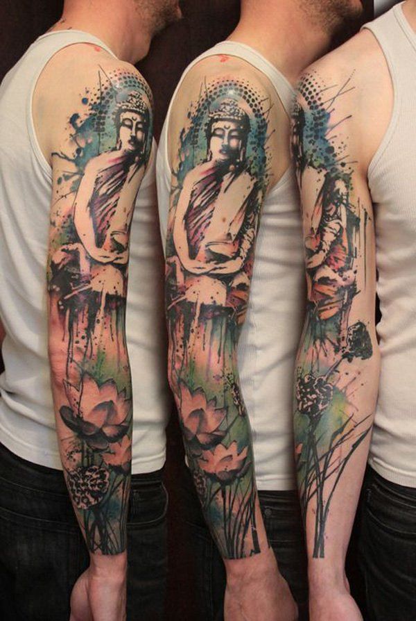 buda tattoo by Gene Coffey