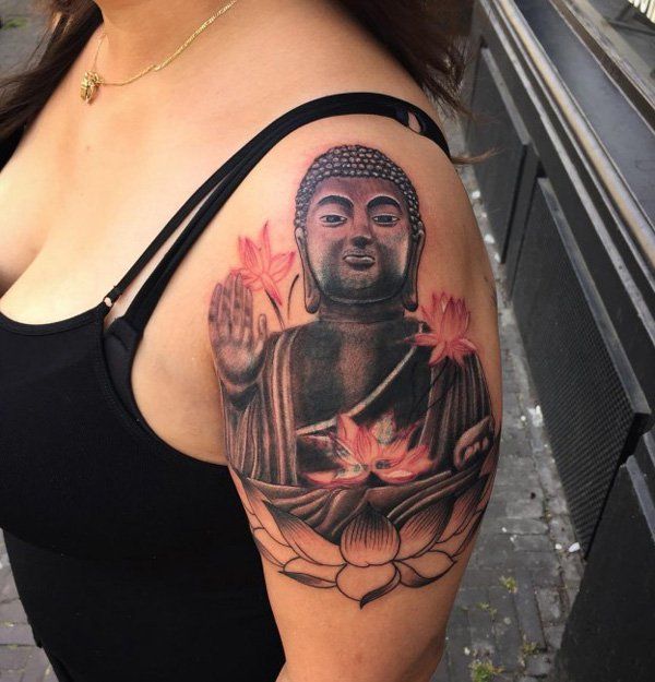 buddha half tattoo-31