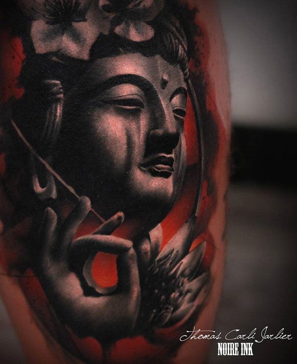 Buddha portrait tattoo-12