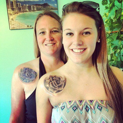 mother daughter tattoo_37