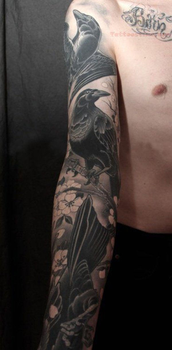 Corb Full Sleeve Tattoo-42