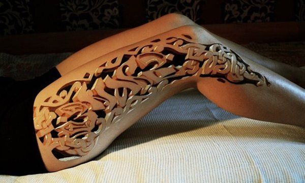 60 šlaunų tatuiruotės idėjos