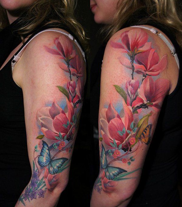 65+ Gyönyörű virág tattoo design