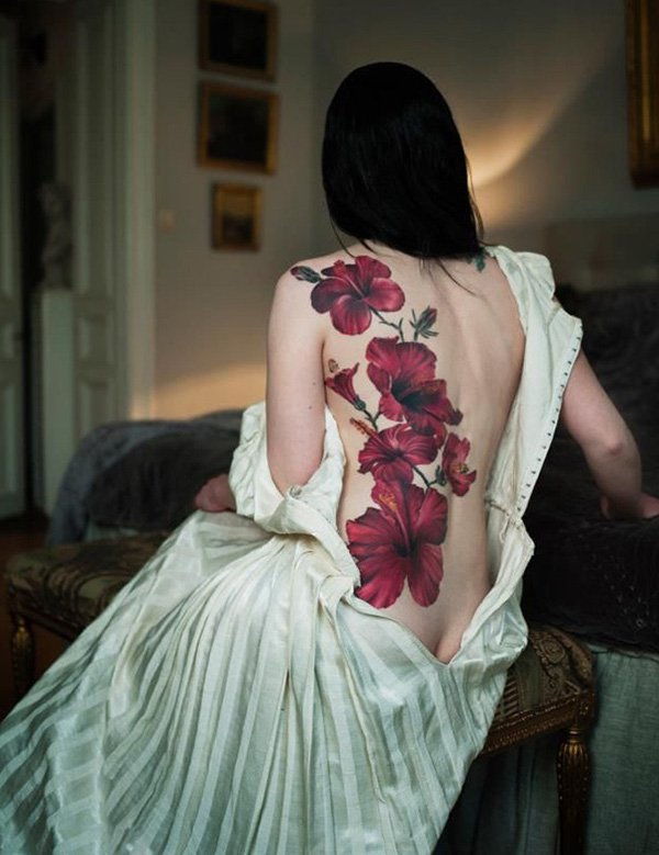 65+ Designuri frumoase de flori pentru tatuaje