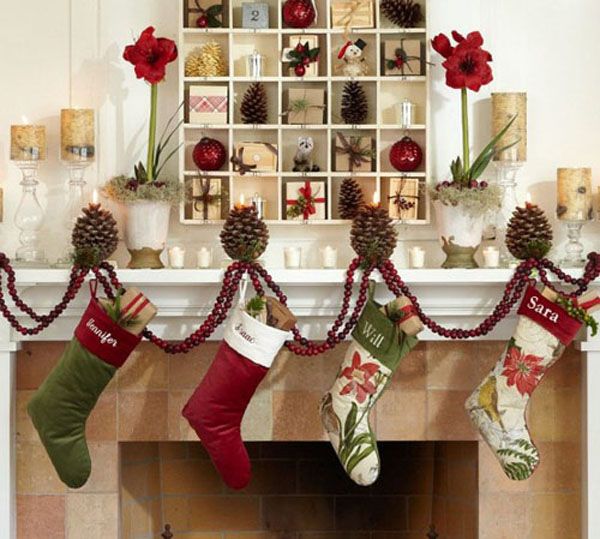 keramika barn christmas socks home decoration
