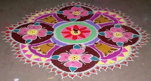 6 Simple and Unique Rangoli Designs To Try| Styles At Life