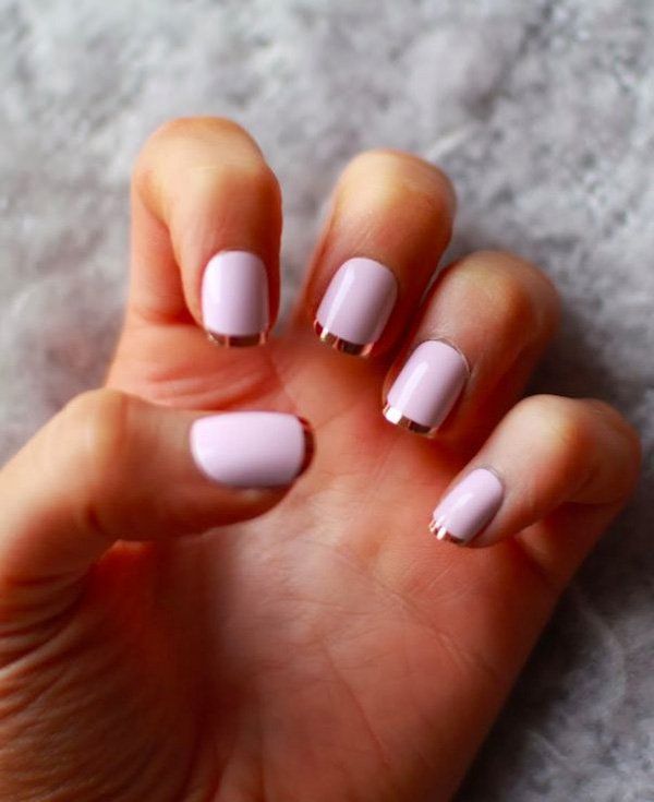 47 Generous French Manicure