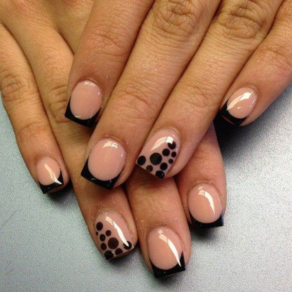 11 Leopard French Manicure