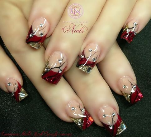 akril nail art designs8